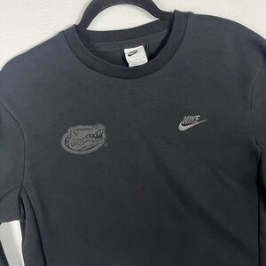 Nike Florida Gators Tech Fleece Crewneck Sweatshirt Men's Medium Black Tonal